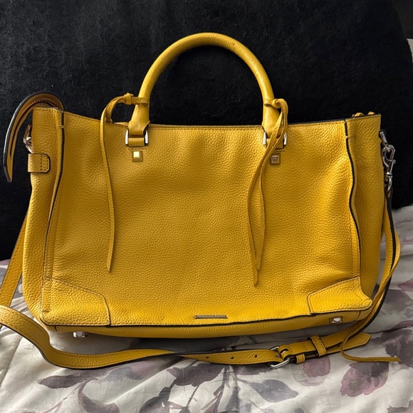 Rebecca Minkoff Yellow Satchel Bag - Picture 1 of 5